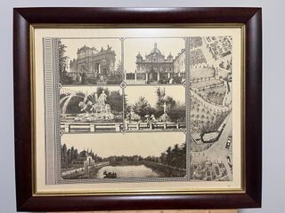 Lamiera Madrid 1830 Cornice in Legno