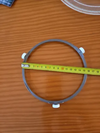 Piatto in vetro per microonde