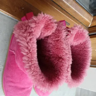 Botas UGG Bailey con Lazos fucsia