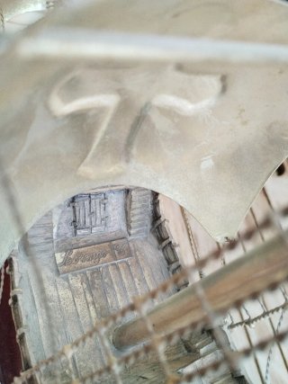 Carabela Santa María en plata
