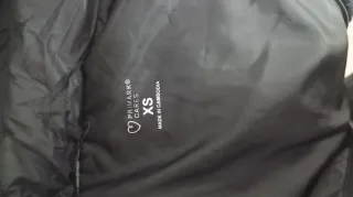 Chaleco anorak negro talla XS