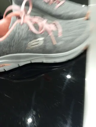 Zapatillas Skechers Talla 40 Gris/Rosa