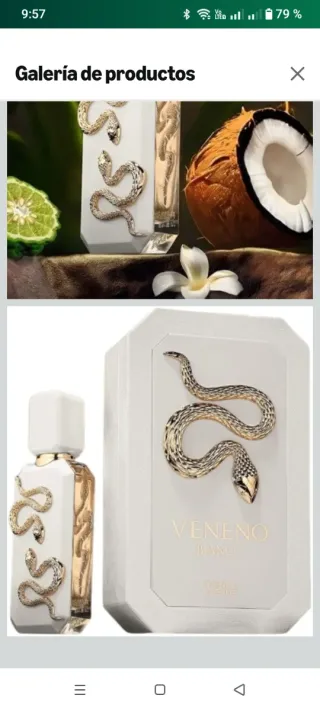 Perfume Veneno Blanco Árabe 100ml