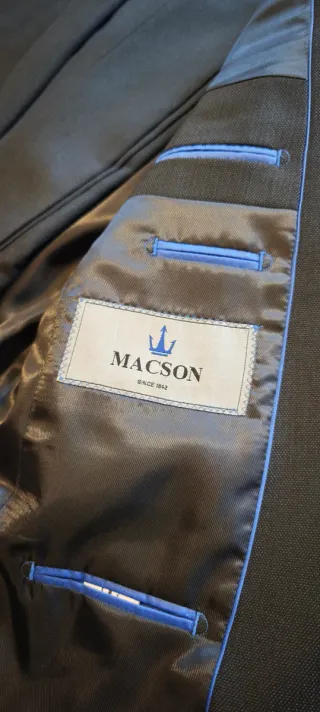Traje MACSON Negro Hombre