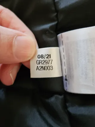 Giaccone invernale uomo Adidas Juventus nero