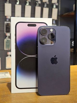 IPHONE 14 PRO MAX 128GB VIOLA 100% BATTERIA--..-