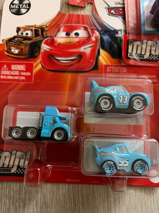 Pack 3 Coches Disney Cars Dinoco