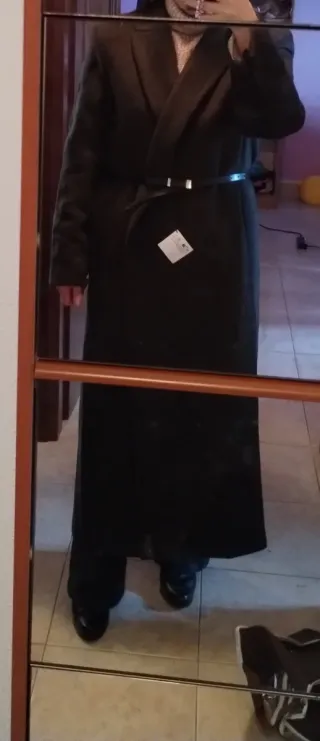 Cappotto donna invernale verde oliva