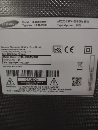 Samsung TV 40 con Chromecast