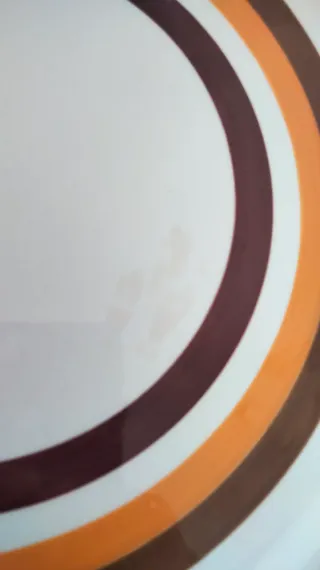 Grande piatto Cerchi Conc Faenza Italy anni 70