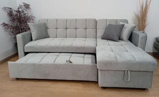 Sofá Cama Kris-XS, Chaiselong, Arcón. ¡Práctico!.