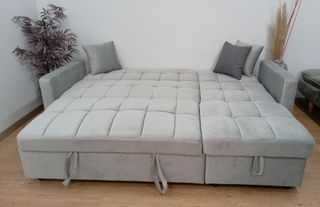 Sofá Cama Kris-XS, Chaiselong, Arcón. ¡Práctico!.