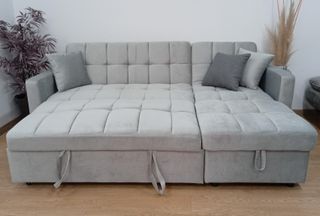 Sofá Cama Kris-XS, Chaiselong, Arcón. ¡Práctico!.