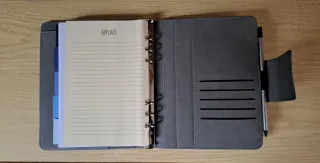 Custodia per agenda grigia