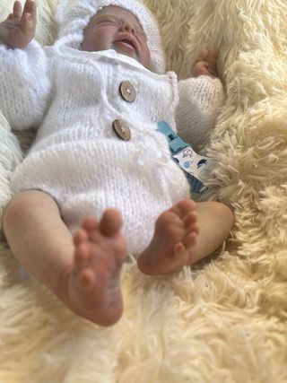 Bebé Reborn Pelito Pintado