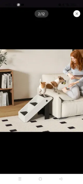 Escalera para mascotas 3 peldaños