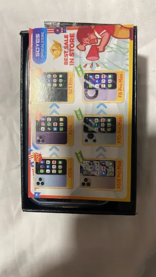 Teléfono estilo iPhone Negro