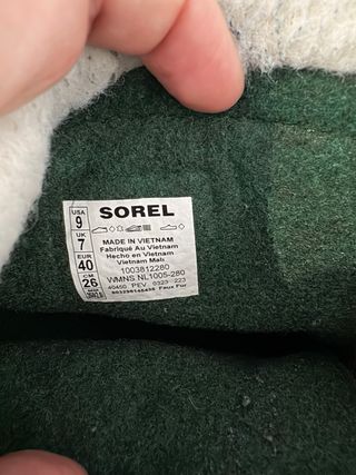 Sorel mujer color camel talla 40