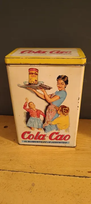 Lote 4 Cajas Metálicas Cola Cao Vintage