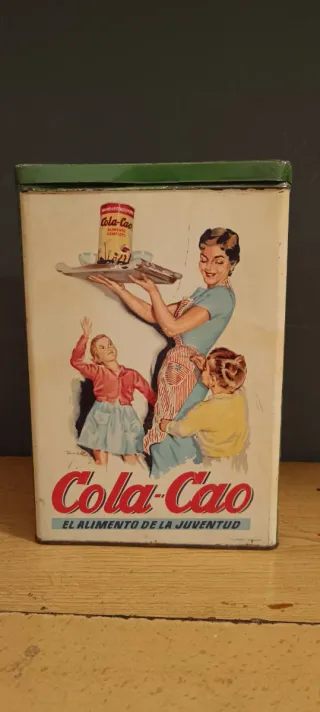 Lote 4 Cajas Metálicas Cola Cao Vintage