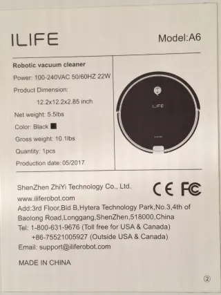 Robot Aspirador ILIFE A6
