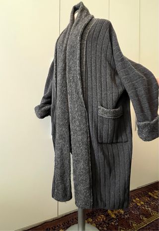 Cappotto Tiziana Natta 100% Lana Grigio