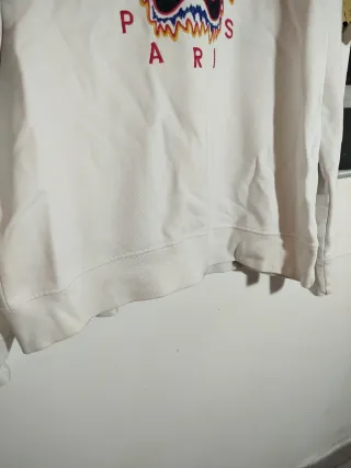 Sudadera Kenzo Blanca Tigre Paris