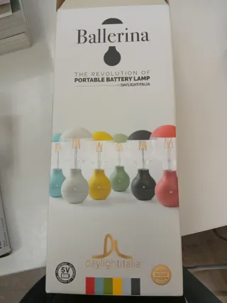 Lampada ricaricabile Ballerina