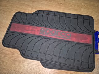 Juego 4 Alfombrillas Sparco Goma SPC1913RS univers