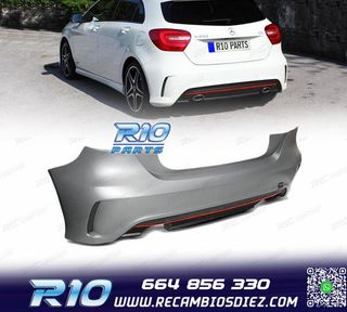 PARAGOLPES TRASERO MERCEDES A W176 12-15 LOOK AMG