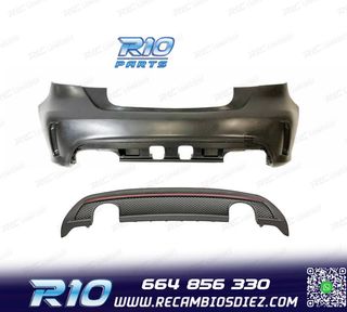 PARAGOLPES TRASERO MERCEDES A W176 12-15 LOOK AMG