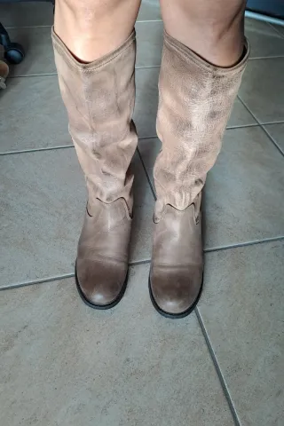 Stivali donna beige taglia 37