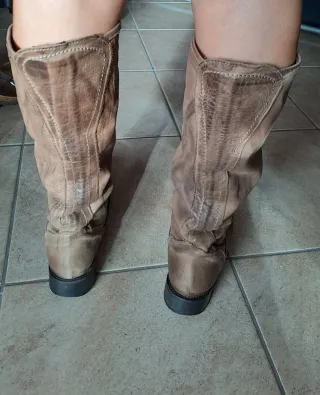 Stivali donna beige taglia 37