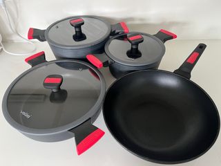 Set Ollas San Ignacio Teflon y Wok