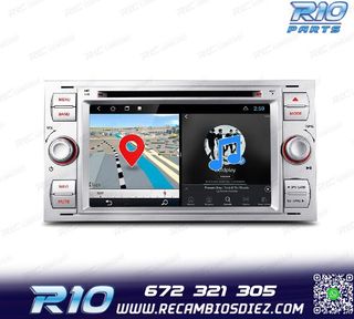 RADIO GPS ANDROID 12 PARA FORD FOCUS C-MAX FIESTA GALAXY KUG