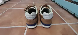 Lote zapatos botas hombre beige y zapatillas Múnic