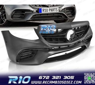 PARAGOLPES DELANTERO MERCEDES W213 16-19 LOOK E63 AMG PDC