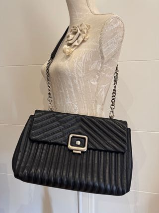 Bolso Uterqüe Piel Negro
