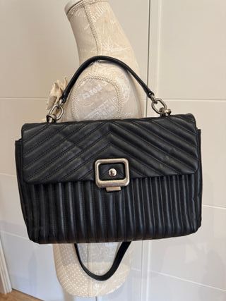 Bolso Uterqüe Piel Negro