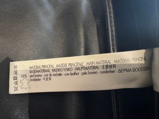 Bolso Uterqüe Piel Negro