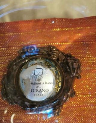 Centrotavola in vetro di Murano fatto a mano