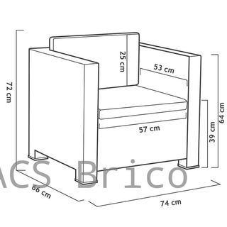 Mobili da Giardino Diva Tropea Grafite