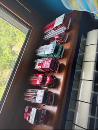 Set 6 Camioncini Vigili del Fuoco