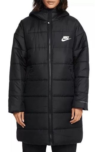 Abrigo largo Nike negro