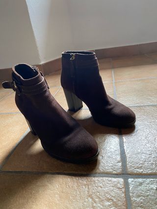 Botines Massimo Dutti Marrón Talla 38