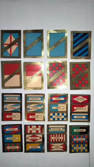 Lotto figurine scudetti Calcio Lampo Flash 1982-83