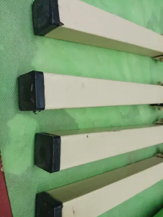 Patas para somier metálicas color beige