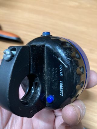 Llum i sirena de policia per a bicicleta infantil