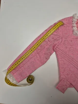 Corpiño niña fallera rosa