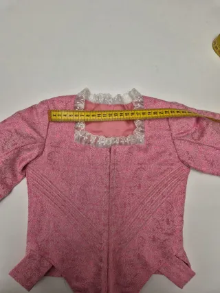 Corpiño niña fallera rosa